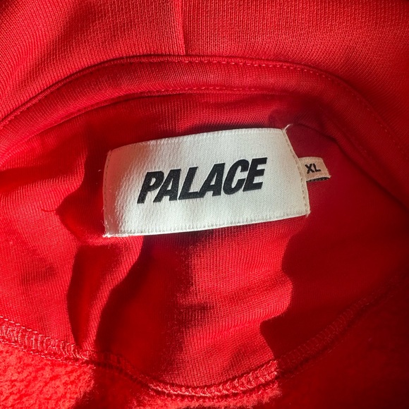 Palace P-3 Embroidered Red Hoodie - Picture 6 of 8